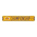 Authentic Street Signs Authentic Street Signs 38055 Lakers Championship Court Logo 38055